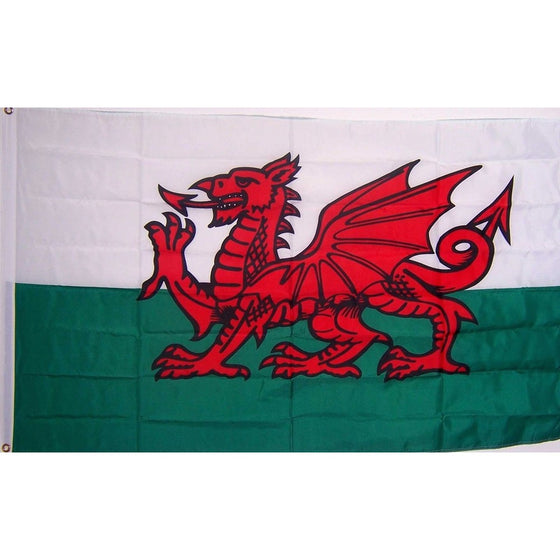 3Ftx5 Wales United Kingdom Welsh Dragon Flag