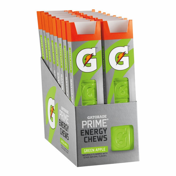 Gatorade Prime Energy Chews, Green Apple (Pack of 16)