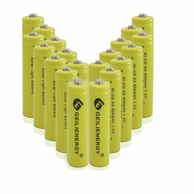 GEILIENERGY NICD AA Batteries for Solar Light