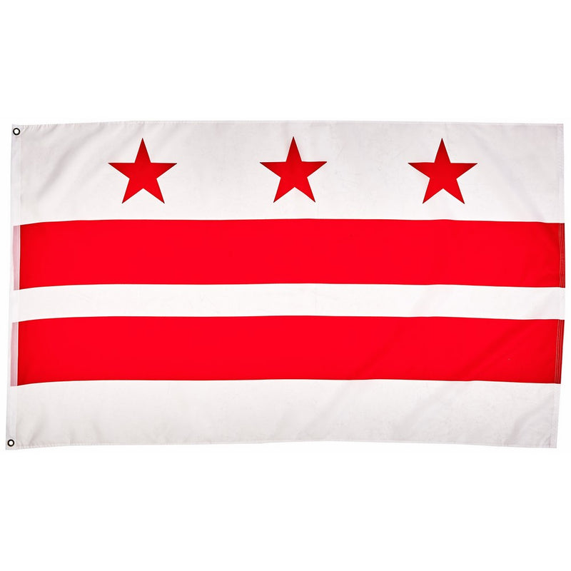 Online Stores Washington D.C. Superknit Polyester Flag, 3 by 5-Feet