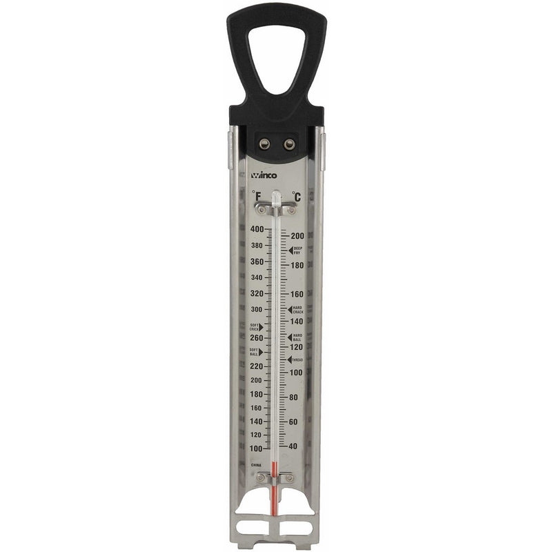 Winco Deep Fry/Candy Thermometer with Hanging Ring, 2-Inch by 11-3/4-Inch