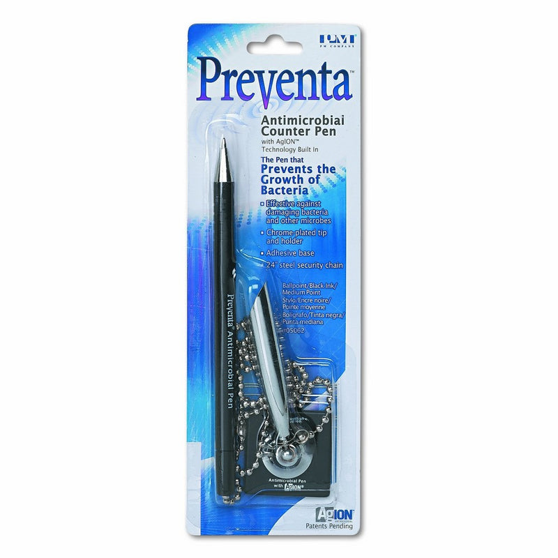 PM Company 05062 Preventa Deluxe Ballpoint Counter Pen, Black Ink, Medium