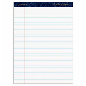 Ampad 20-070R 20070 Gold Fibre Pads, 8 1/2 x 11 3/4, White, 50 Sheets (Pack of 12)