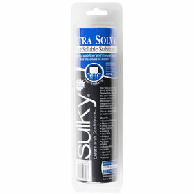 Sulky Of America Ultra Solvy Extremely Firm & Stable Water Soluble Stabilizer, 8" by 8 yd