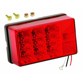 Wesbar 407550 Waterproof Low Profile 7-Function Right/Curbside 4x6 LED Tail Light