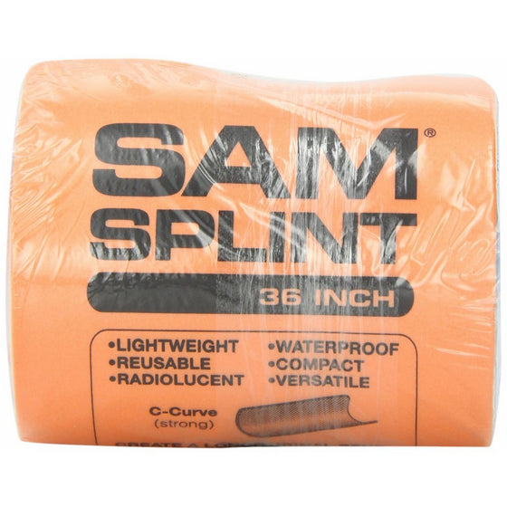 SAM Rolled Splint 36", Orange/Blue