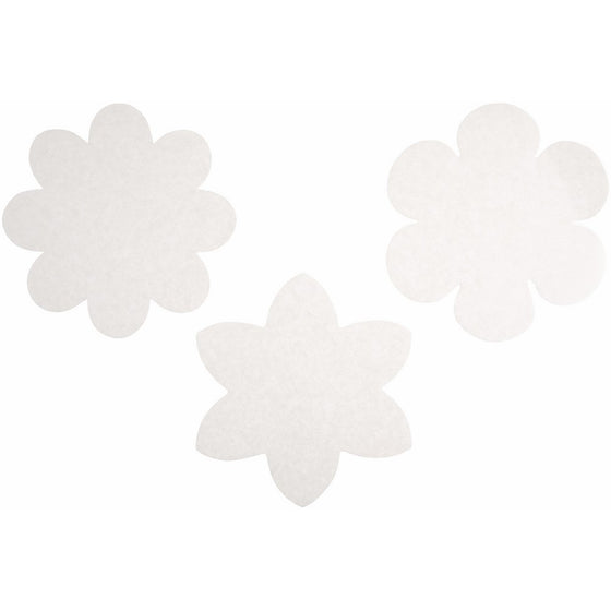 Roylco Color Diffusing Paper, Flowers Shape, 9" x 9"