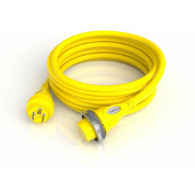 Furrion F30P50-SY Yellow 50' 30 Amp Cordset with LED