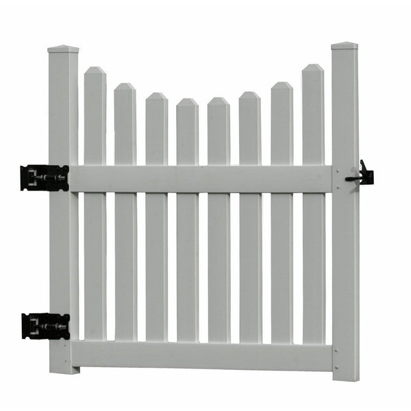 48.5"W Vinyl Cottage Picket Gate
