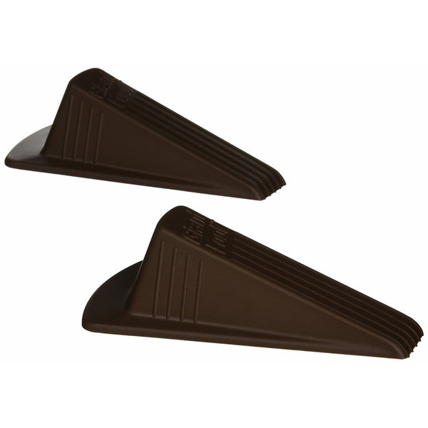 Giant Foot Doorstop, 6-3/4 x 3-1/2" x 2", Brown, 2/Pack (00969)