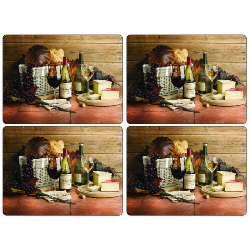 Pimpernel Artisanal Wine Placemats - Set of 4 (Large)