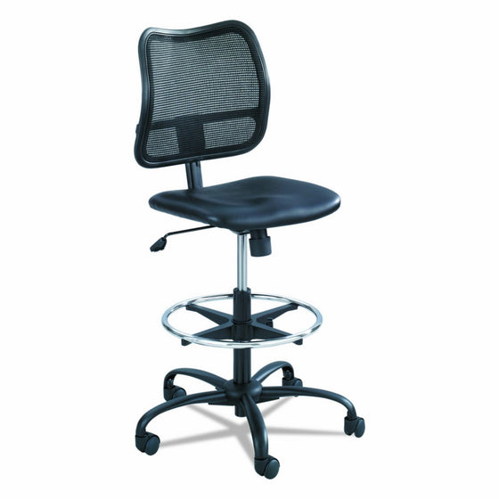 Safco Products 3395BV Vue Extended Height Chair (Optional arms sold separately), Black Vinyl