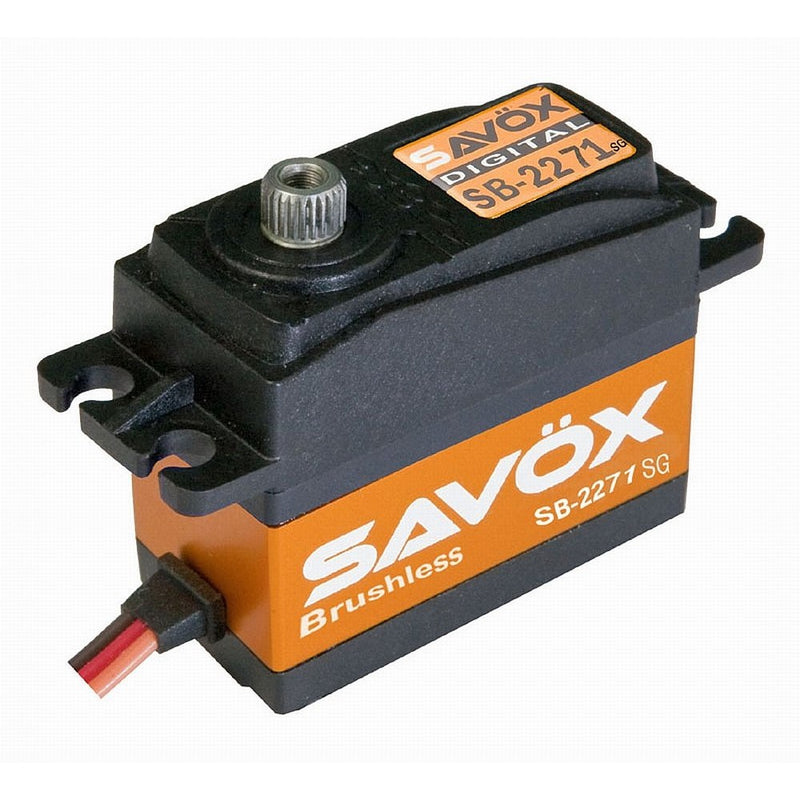 Savox SB-2271SG Ultra Torque Brushless Steel Gear Standard Digital Servo High Voltage