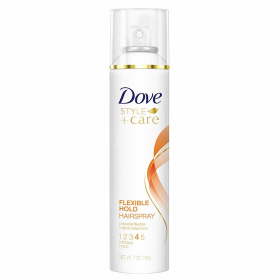 Dove Style Care Flexible Hold Hairspray, Strong Hold 7 oz