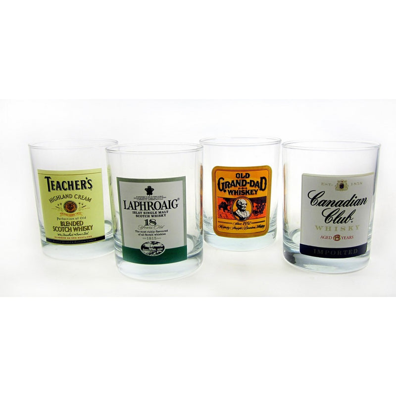 ARC International Luminarc Top Shelf Assorted Old Fashioned Glass, 13.25-Ounce, Set of 4