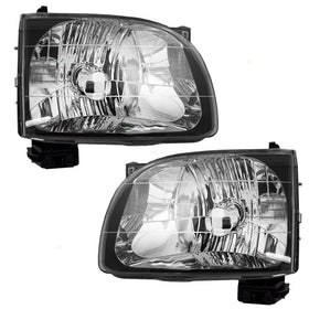 Pair Set Headlights Headlamps Replacement for 01-04 Toyota Tacoma Pickup Truck 81150-04110 81110-04110