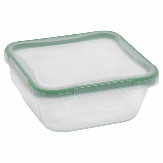 Snapware 4-Cup Total Solution Square Food Storage Container, Glass