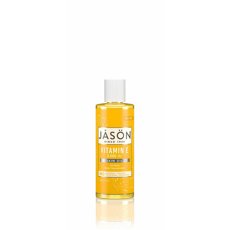 JASON Vitamin E 5,000 IU All Over Body Nourishment Oil, 4 oz. (Packaging May Vary)