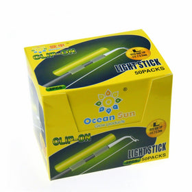 100Pcs(1Box) Dia:2.7X3.2mm L# Dry Type Snap Clip On Fishing Rod Top Glow Stick size 50 packs 100 sticks