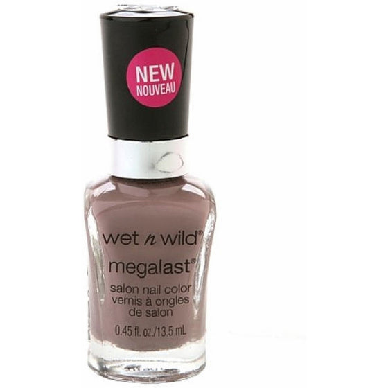 Wet & Wild Megalast Salon Nail Color Wet Cement, 6.4 Ounce