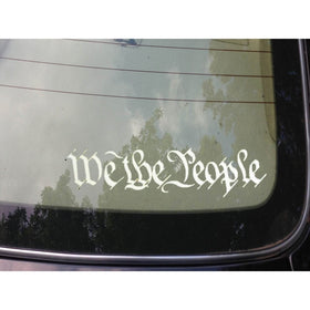 We the People Decal Vinyl 6" Sticker 2a Second Amendment Car Window Laptop Obama A026