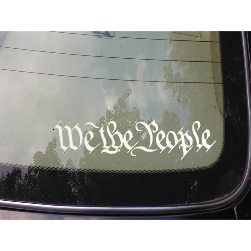 We the People Decal Vinyl 6" Sticker 2a Second Amendment Car Window Laptop Obama A026