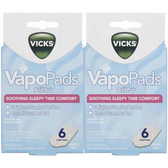 Vicks VapoPads Baby Rub Waterless Vaporizer Pads - 2 pk