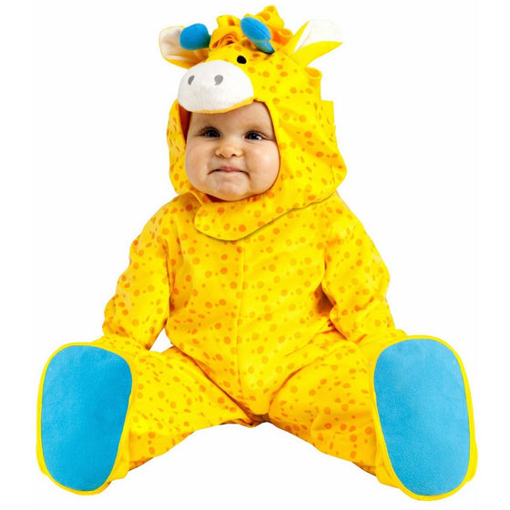 Fun World Costumes Baby's Giraffe Infant Costume, Yellow/Blue, Large
