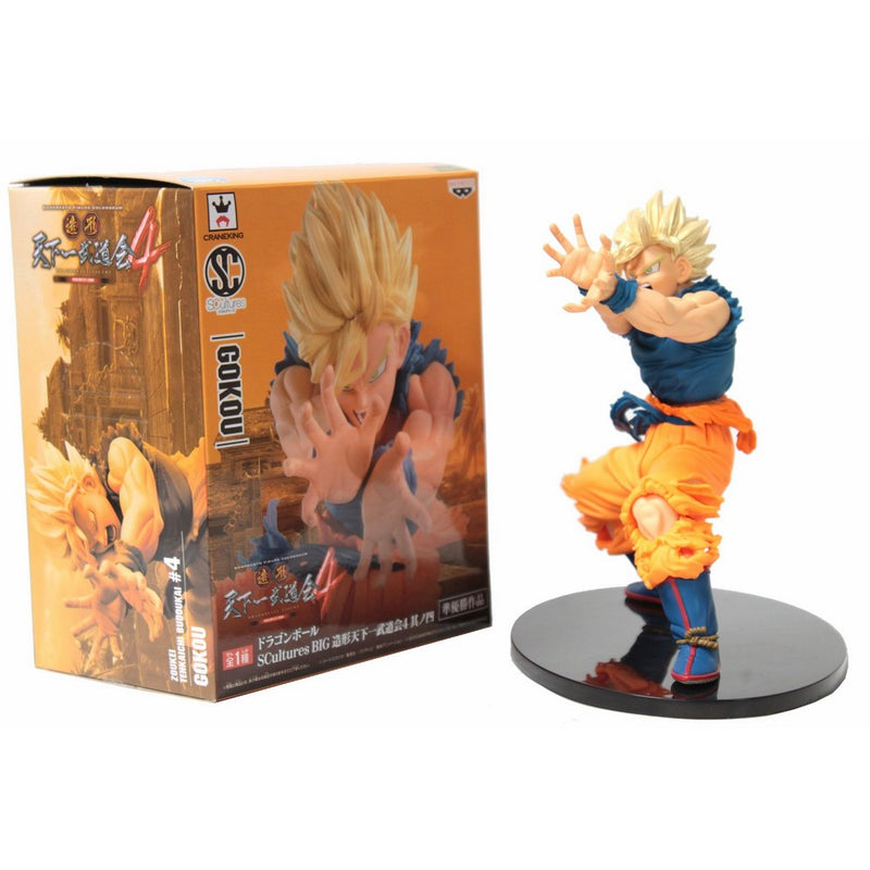 Banpresto Dragon Ball Z Scultures Figure 49051 6.5" Super Saiyan Goku Action Figure