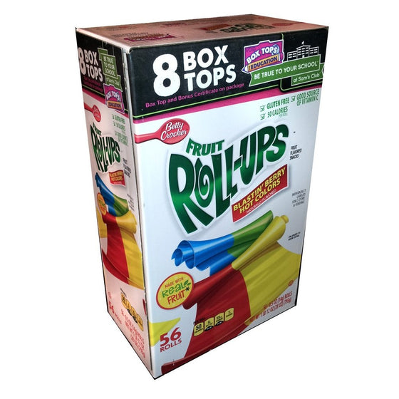 Betty Crocker Fruit Rollups-56 Rolls 0.5oz Rolls