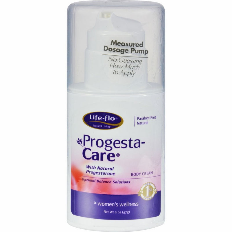 Life-Flo Progesta Care Body Cream - with Natural Progesterone - Women Wellness - 2 Ounce