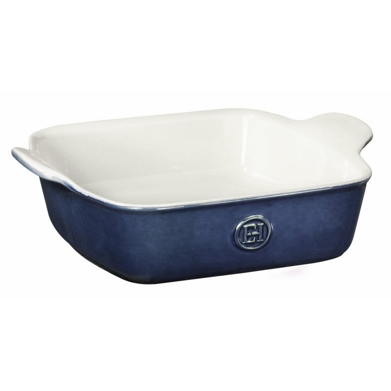 Emile Henry Made In France HR Modern Classics Square Baking Dish 8 x 8" / 2 Qt, Blue