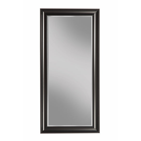 Sandberg Furniture Black Full Length Leaner Mirror