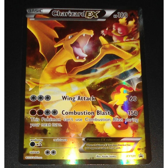 Charizard EX Full Art Promo XY121 Pokemon Red and Blue Collection