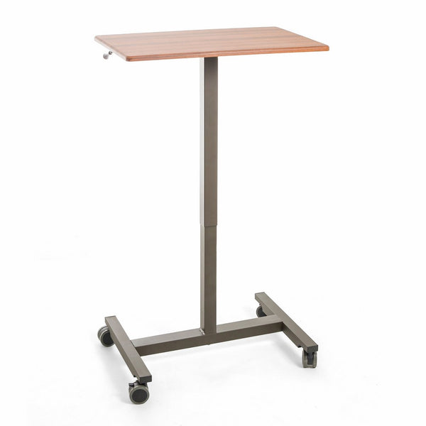 Seville Classics Airlift Pneumatic Laptop Computer Mobile Desk Cart H, Height-Adjustable from 29.3" to 43.5" H, Maple