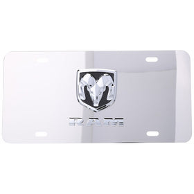 Pilot Automotive Accessory LP-031B Dodge Chrome 3D Plate