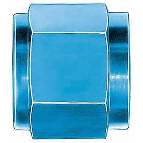 Aeroquip FCM3675 Blue anodized Aluminum -6AN Tube Nuts - Pack of 2