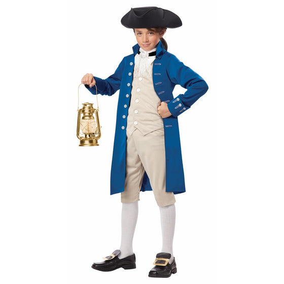 California Costumes Paul Revere Boy Costume, One Color, X-Large