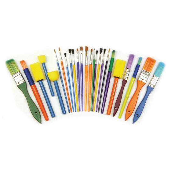 Creativity Street Starter Brush Assortment, 25 Pack (AC5180)