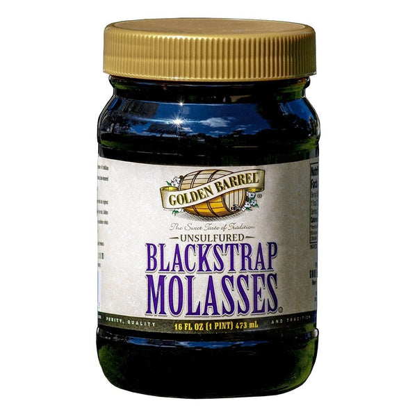 Golden Barrel Blackstrap Molasses, 16 fl. oz. (Single) Packaging may vary