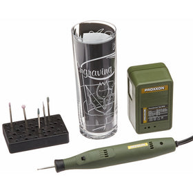 Proxxon 38635 Complete Engraving Kit with Trial Glass