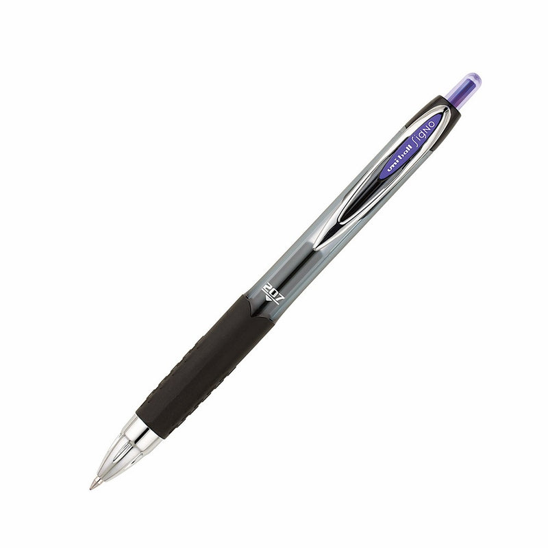 uni-ball 207 Retractable Gel Pens, Medium Point (0.7mm), Purple, 12 Count