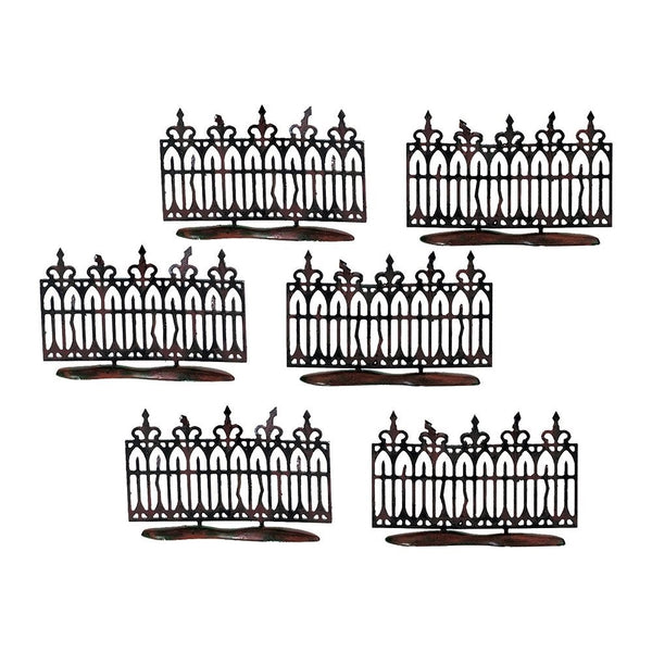 Department 56 Spooky Wrought Iron Fence (Set of 6)