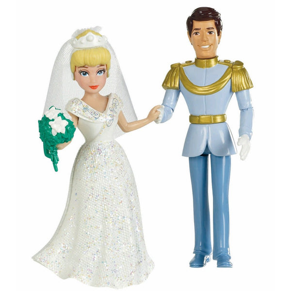 Disney Princess Fairytale Wedding Cinderella and Prince Charming Doll Set