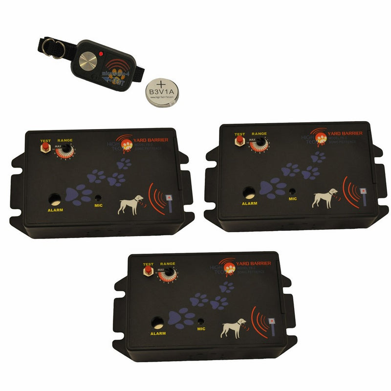 Yard Barrier 3-Station Outdoor Sonic Dog & Cat FenceYBR-3