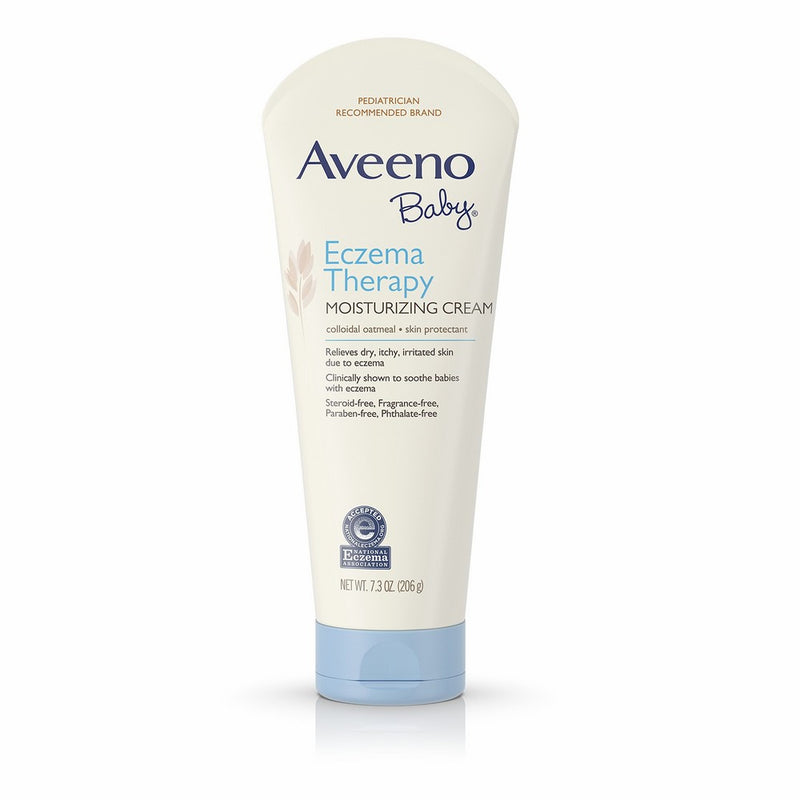 Aveeno Baby Eczema Therapy Moisturizing Cream For Dry Skin, 7.3 Oz.