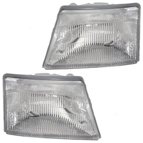 Driver and Passenger Headlights Headlamps Replacement for Ford Pickup Truck F87Z 13008 FB F87Z 13008 EB