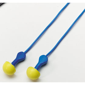 3M E-A-R Express Pod Plugs Corded Earplugs, Hearing Conservation Blue Grips 311-1114 in Pillow Pack (Pack of 100)