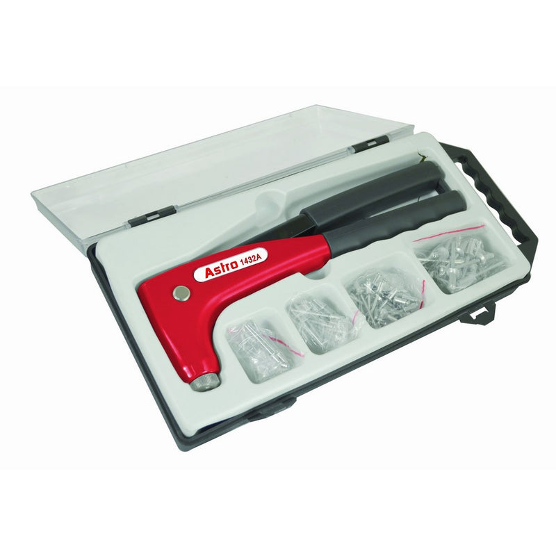 Astro1432A Industrial Hand Riveter Kit with Dial Head Riveter