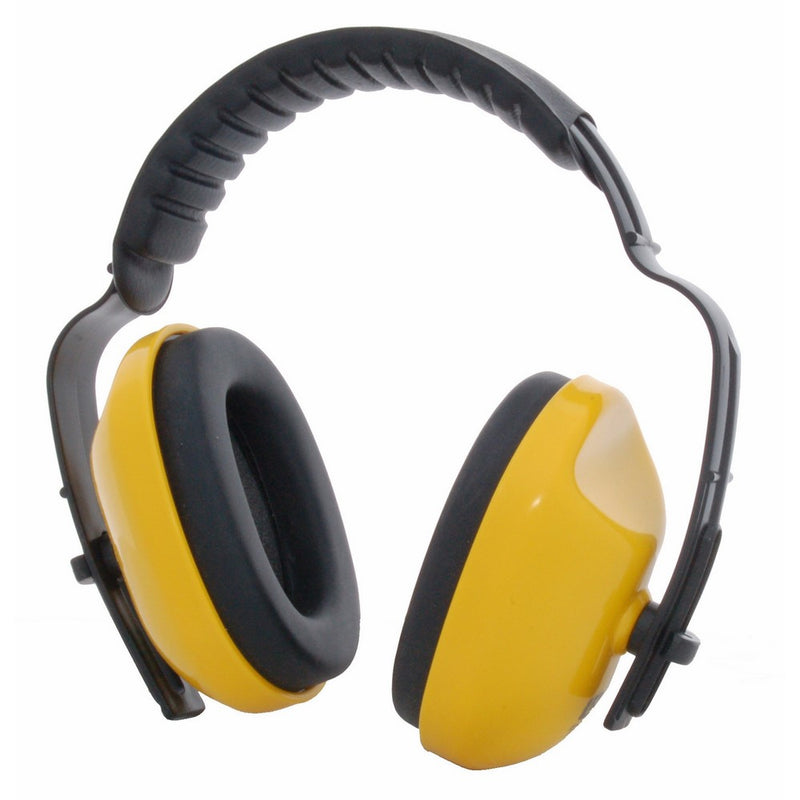 Zenport EM106 Adjustable Headband Ear Muffs, Yellow/Black